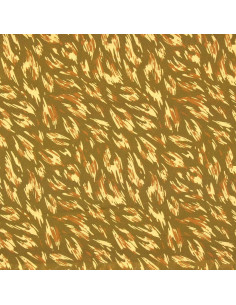 Tecido viscose fantasia - Monique verde e amarelo 2