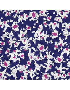 Tecido viscose fantasia - Nawi azul e roxo 2