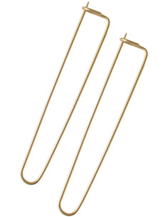Conjunto de 2 paradores de malhas dourados para tricô 13 cm
