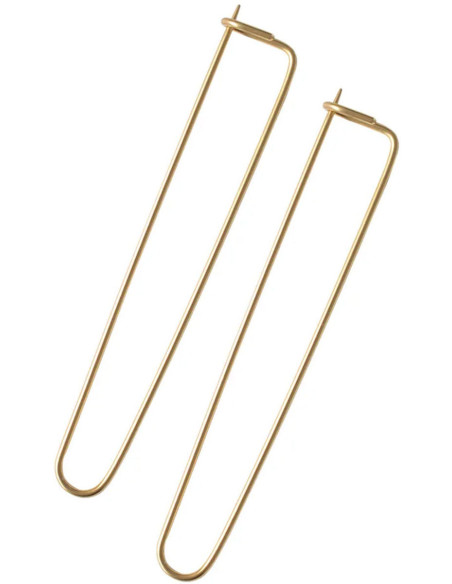 Conjunto de 2 paradores de malhas dourados para tricô 13 cm