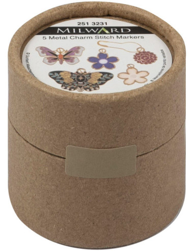 Conjunto de 5 marcadores de malha - Butterfly Garden