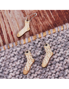 Conjunto de 10 marcadores de malha - Woolly Sock