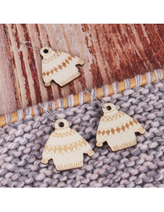 Conjunto de 10 marcadores de malha - Woolly Jumper