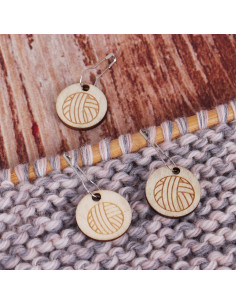 Conjunto de 10 marcadores de malha - Yarn Ball