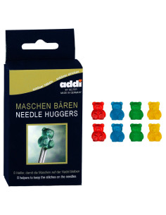 Conjunto de 8 tampões para agulhas de tricô addi