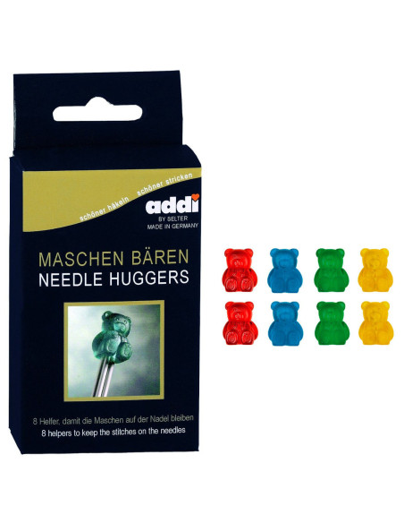 Conjunto de 8 tampões para agulhas de tricô addi