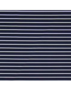 Tecido lycra de maiô - Marinheiro azul e branco 2