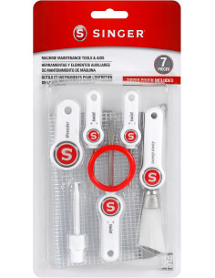Conjunto completo de ferramentas para a manutenção da máquina de costura Singer