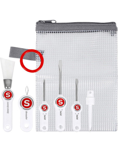 Conjunto completo de ferramentas para a manutenção da máquina de costura Singer