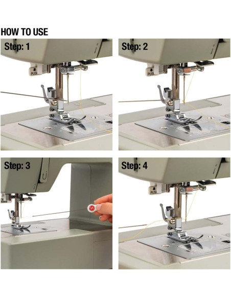 Enfiador de agulhas para overlock Singer