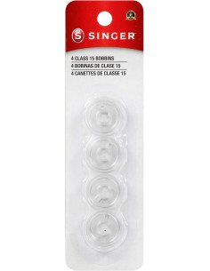 Latas de plástico transparente Class 15 Singer