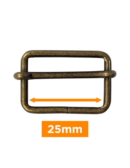 Fivela deslizante - Bronze 25 mm