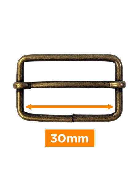 Fivela deslizante - Bronze 30 mm