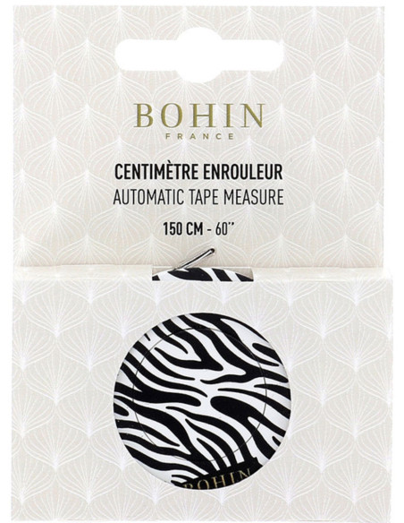 Fita métrica retrátil 150 cm Zebra Bohin