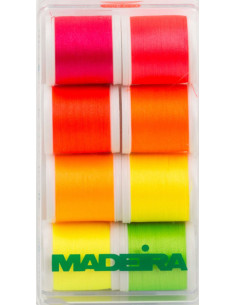 Mini caixa de fios de bordar Polyneon Neon Madeira