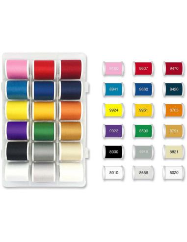 Caixa de fios para bordar SmartBox Monogram AeroStitch Madeira