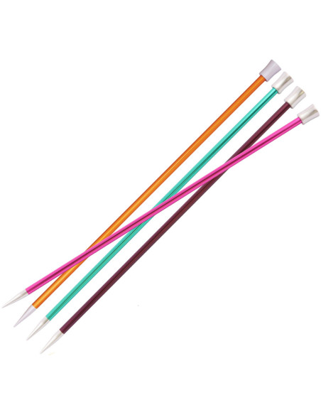 Agulhas retas KnitPro Zing