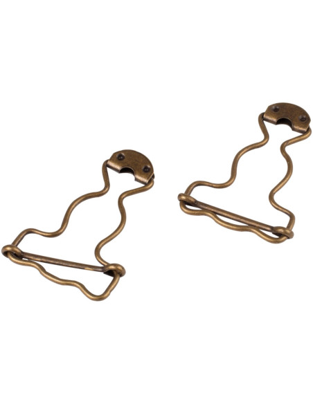 Alças especiais para macacão 25 mm bronze Bohin