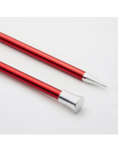 Agulhas retas KnitPro Zing 2