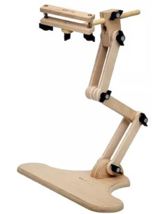 Suporte ajustável de mesa com múltiplas configurações para bastidor de bordado