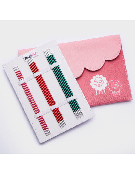 Conjunto de agulhas de dupla ponta KnitPro Zing
