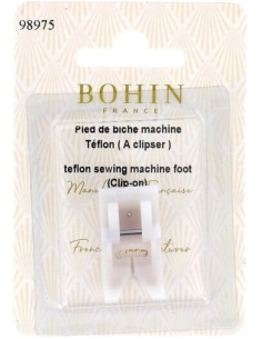 Calcador de teflon para máquina de costura de encaixe Bohin
