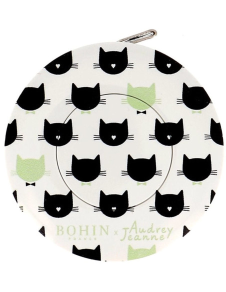 Fita métrica retrátil 150 cm padrão Gato Bohin