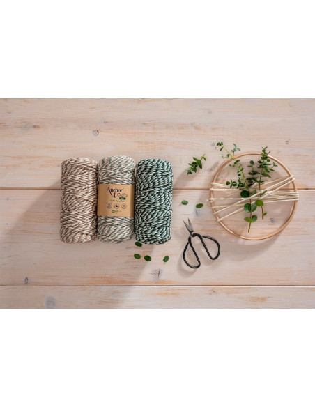Algodão macramé reciclado Crafty Fine Multico Anchor