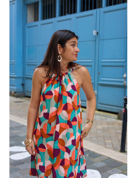 Molde de blusa e vestido Pareô - Clématisse Pattern