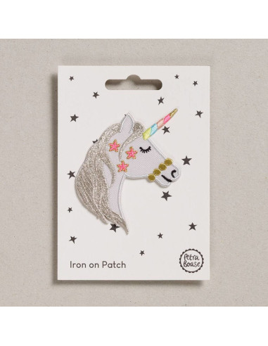Patch termocolante - Cabeça de unicórnio