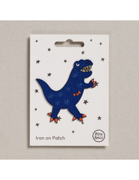 Emblema termocolante - Dinossauro azul