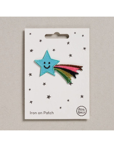 Aplique termocolante - Estrela cadente