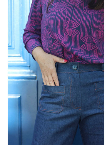 Molde de calça Ziggy - Clématisse Pattern