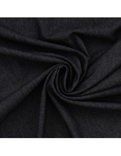 Tecido Denim chambray - Preto