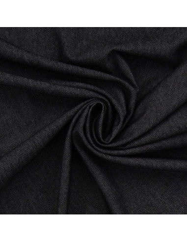 Tecido Denim chambray - Preto