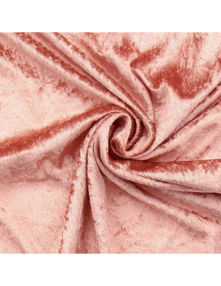 Tecidos de veludo panne - Rosa antigo