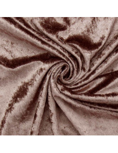 Tecidos de veludo panne - Taupe