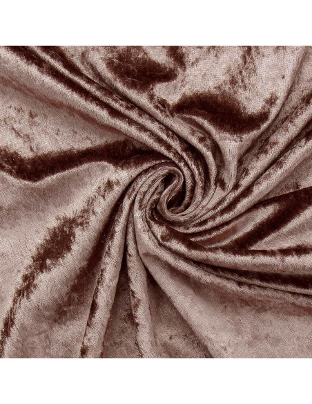 Tecidos de veludo panne - Taupe