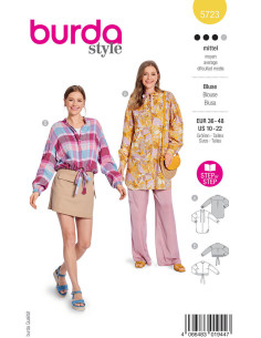 Molde de blusa - Burda 5723
