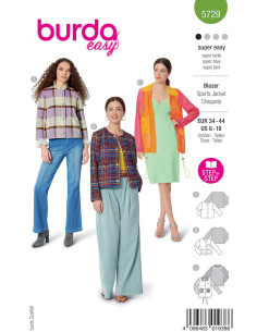 Molde de blazer - Burda 5729
