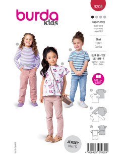 Molde de top - Burda 9205