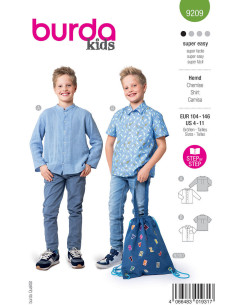 Molde de camisa - Burda 9209