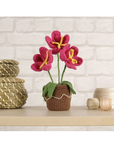 Kit amigurumi - Vaso de flores