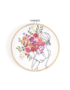 Kit de bordado - Ramo de flores 2