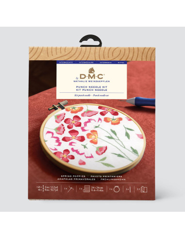 Kit punch needle - Papoulas primaveris