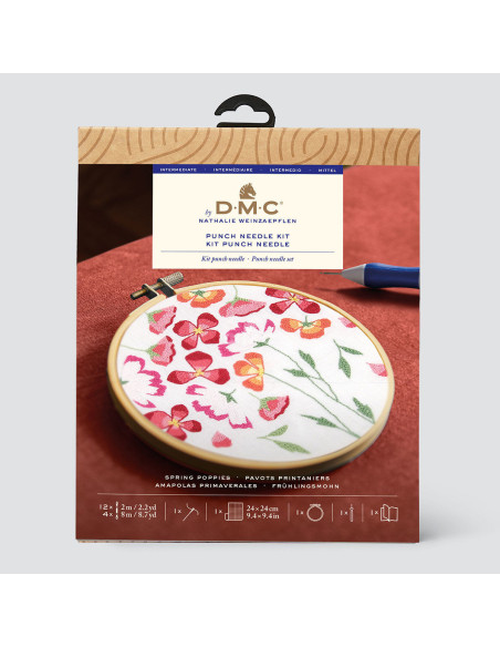 Kit punch needle - Papoulas primaveris