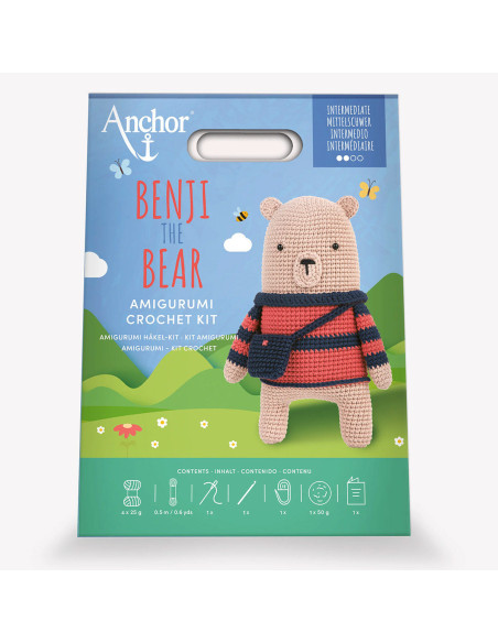 Kit amigurumi - Benji o ursinho