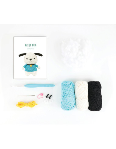 Kit amigurumi - Walter o cão
