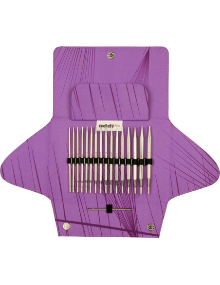 Addi Click Lace Long - Kit de agulhas de tricô circulares