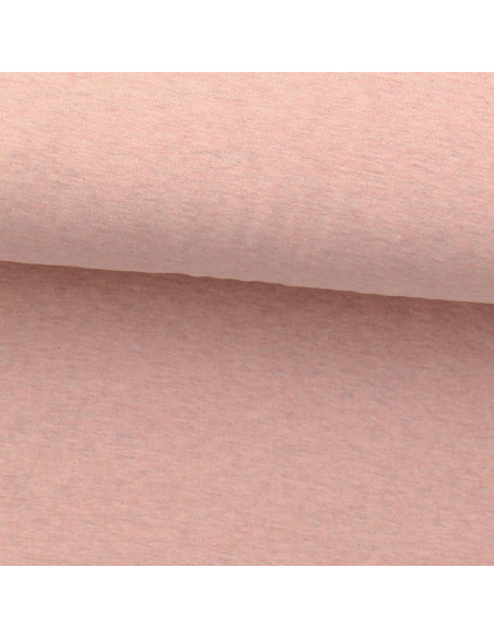 Tecido jersey fino mesclado - Rosa